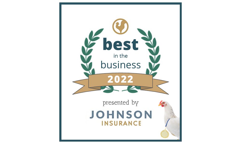 Blog - Best in the Business 2022 Presented by Johnson Insurance Award